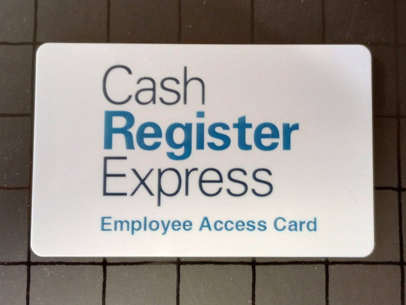 Cash Register Express Cashier ID Cards