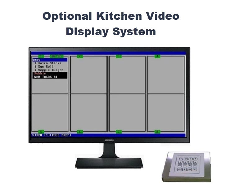 Kitchen Video Display System for SAM4s SAP-630F
