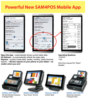 SAM4pos Mobile App