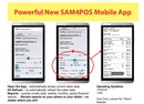 Mobile App for the SAM4s SAP-6600II Retail POS system
