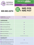 NRS POS Bundle featuring Cash Discount